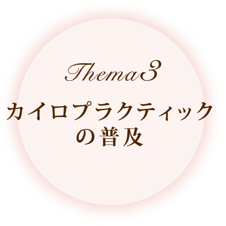 Thema3 カイロプラクティックの普及